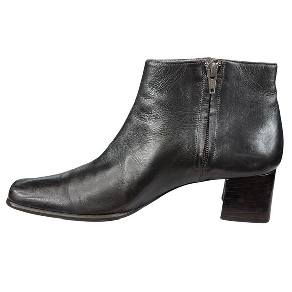 Fragiacomo Women’s Brown Leather Side Zip Ankle Boot Size 38 US 7.5 - Picture 2 of 12